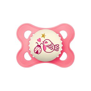 Chupeta Mam Nigh 0 - 6 Meses Cor Rosa 1 Unidade