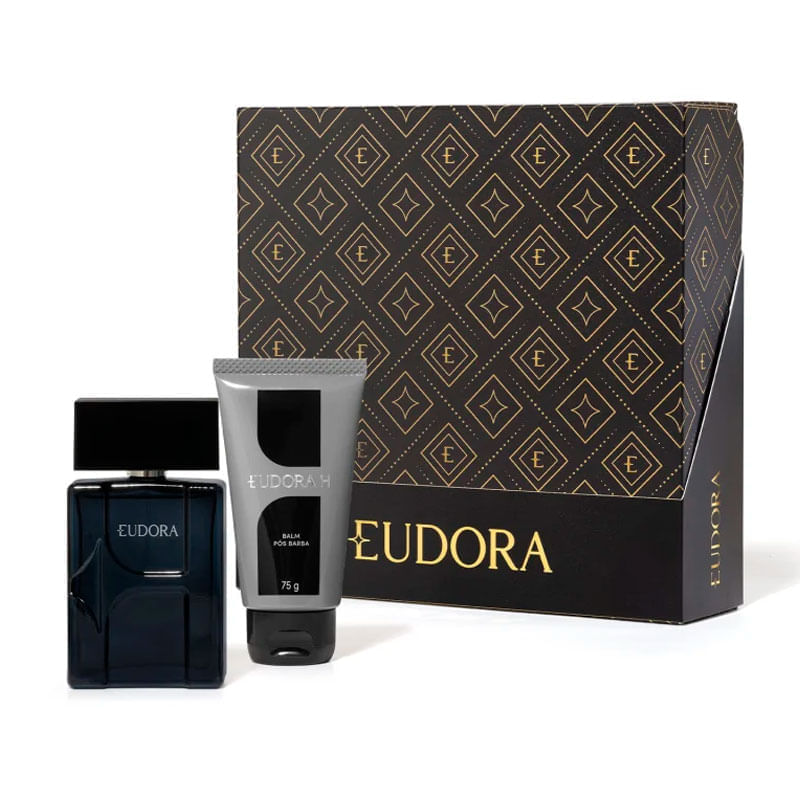 Kit Desodorante Colônia Masculino Eudora H 100ml + Balm Pós Barba Eudora H 75g