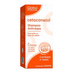 Shampoo Anticaspa Cetoconazol 20mg/ml Globo Pharma 100ml