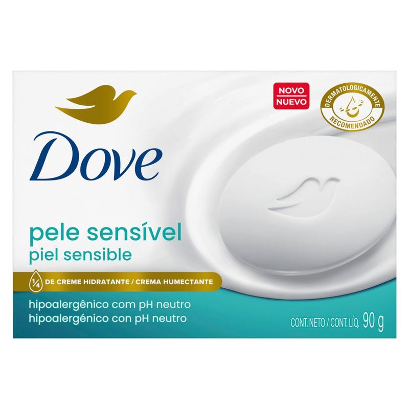 Sabonete em Barra Dove Pele Sensível 90g