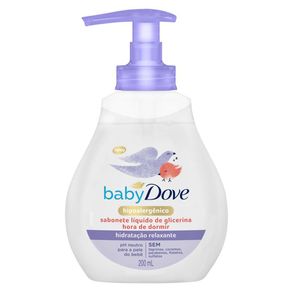 Sabonete Líquido de Glicerina Baby Dove Hora de Dormir 200ml