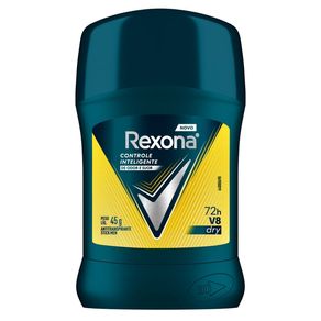 Desodorante Antitranspirante em Stick Masculino Rexona Men V8 Dry 45g