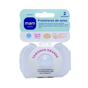 Protetor Para Seios Mam Nipple Shields Tamanho 2 Regular 2 Unidades