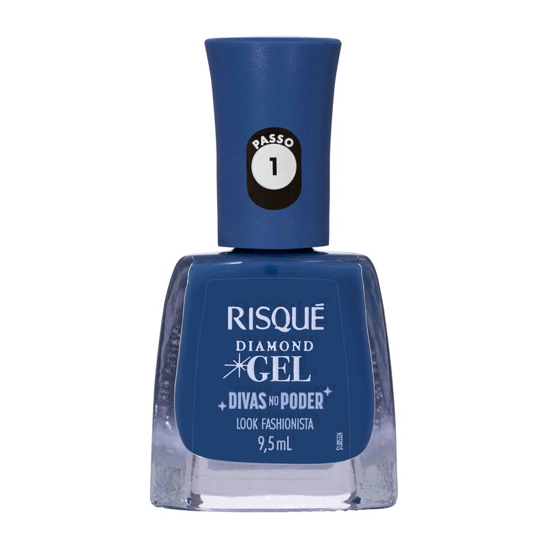 Esmalte Risqué Diamond Gel Divas no Poder Look Fashionista 9,5ml