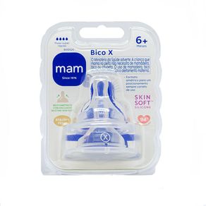 Bico de Mamadeira Mam Fluxo Super Rápido X 6+ Meses 2 Unidades