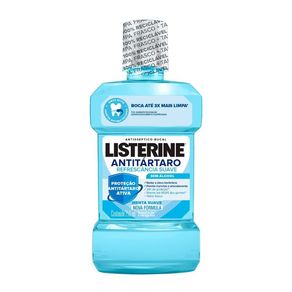 Antisséptico Bucal Listerine Antitártaro Sem Álcool Refrescância Suave 250ml