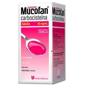 Mucofan Xarope Adulto 50mg/ml Sabor Cereja Uso Oral 100ml + Copo Dosador