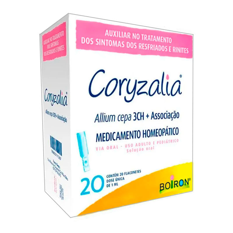 Coryzalia Solução Oral 20 Flaconetes de 1ml Cada