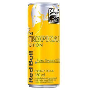 Energético Red Bull The Tropical Edition Sabor Frutas Tropicais 250ml