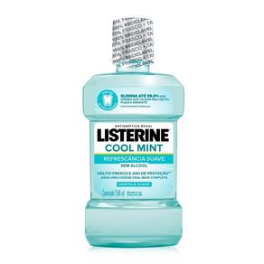 Antisséptico Bucal Listerine Cool Mint Refrescância Suave Sem Álcool 250ml