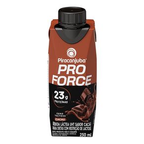 Bebida Láctea Piracanjuba Pro Force Zero Lactose Sabor Cacau 250ml
