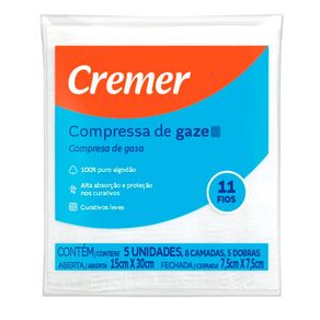 Compressa de Gaze Cremer 5 unidades