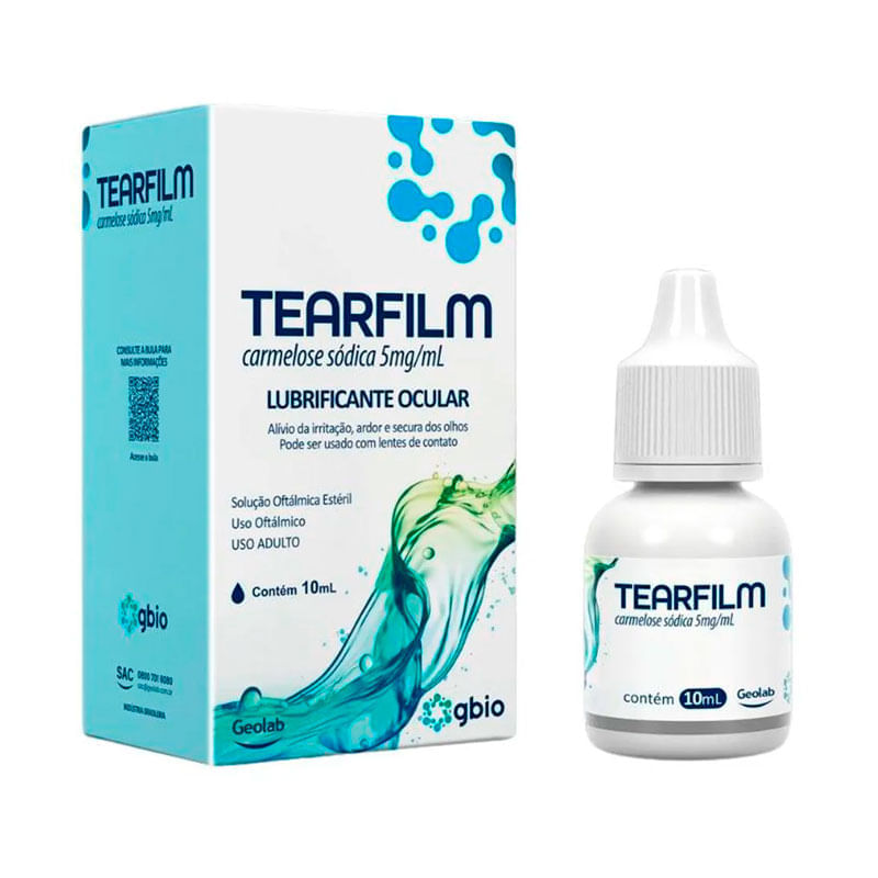 Tearfilm 5mg/ml Solução Oftálmica Estéril 10ml