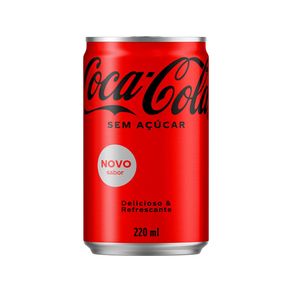 Refrigerante Coca-Cola Sem Açúcar Lata 220ml