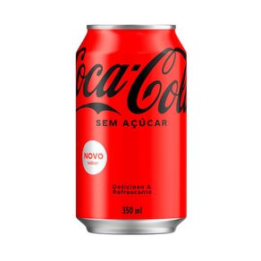 Refrigerante Coca-Cola Sem Açúcar Lata 350ml