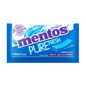 Goma de Mascar Mentos Pure Fresh Sabor Fresh Mint 8,5g