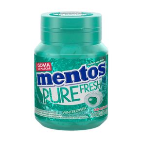 Goma de Mascar Mentos Pure Fresh Sabor Wintergreen 56g