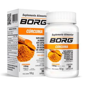 Suplemento Alimentar Borg Cúrcuma 30 Cápsulas