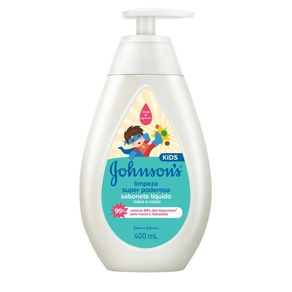 Sabonete Líquido Johnson's Kids Limpeza Super Poderosa 400ml