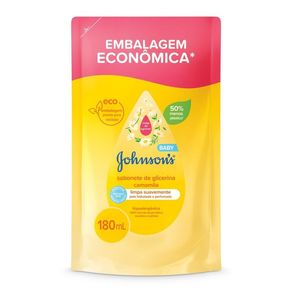 Refil Sabonete Líquido Johnson's Baby Glicerina Camomila 180ml