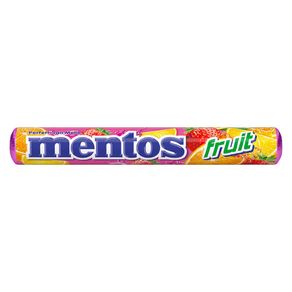 Bala Mastigável Mentos Fruit 38g