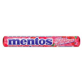 Bala Mastigável Mentos Sabor Frutas Vermelhas 38g