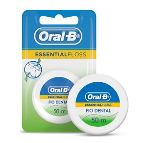 Fio Dental Oral-B Essential Floss Hortelã e Menta 50m