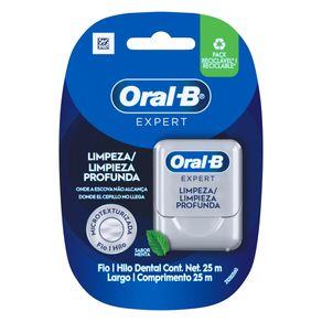 Fio Dental Oral-B Pro Expert Limpeza Profunda 25m