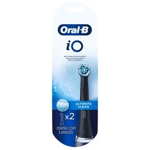 Refil para Escova Dental Elétrica Oral-B iO Series Ultimate Clean 2 Unidades