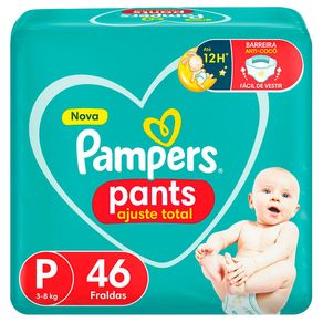 Fralda Pampers Pants Ajuste Total P 46 Unidades