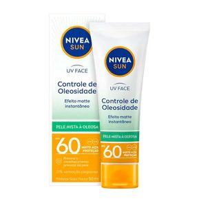 Protetor Solar Facial Nivea UV Face Controle de Oleosidade FPS60 50ml