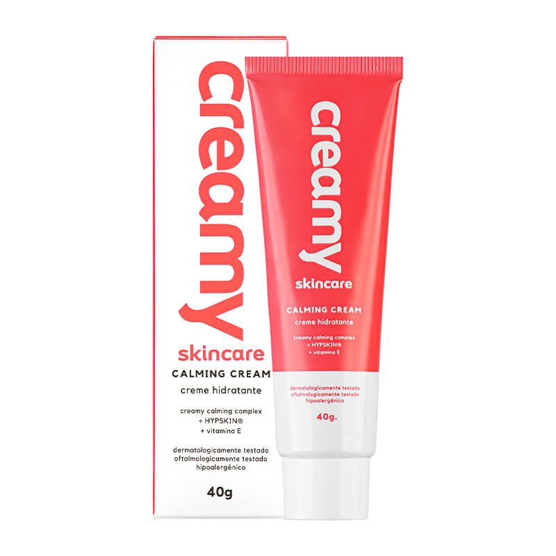 Creme Hidratante Facial Creamy Skincare Calming Cream Hypskin + Vitamina E 40g