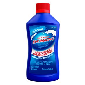Leite de Magnésia EnoMagno Suspensão Oral Sabor Tradicional 350ml
