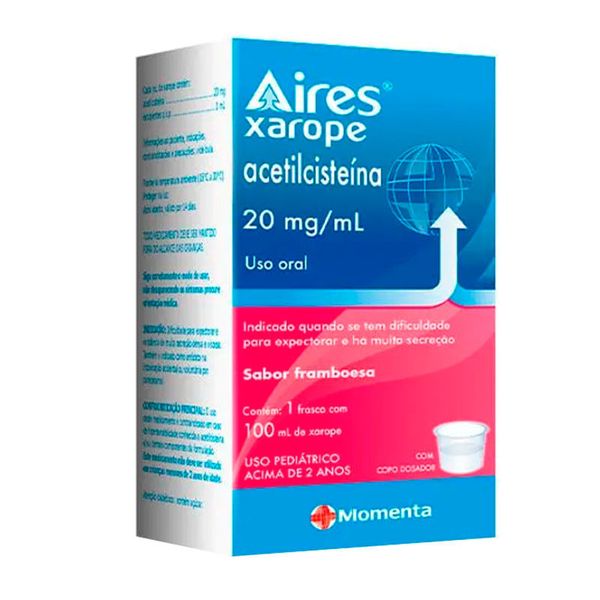 Aires Acetilcisteína Xarope 20mg/Ml 100ml Momenta Farma