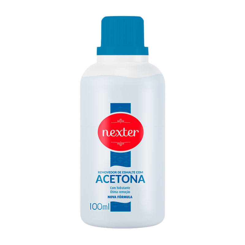 Removedor de Esmalte Hidratante Nexter Com Acetona 100ml