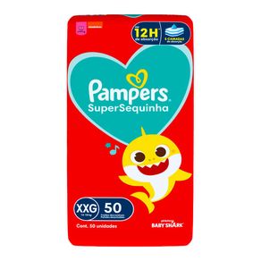 Fralda Pampers Super Sequinha Super XXG 50 Unidades