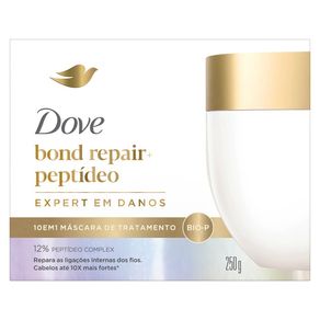 Máscara de Tratamento Capilar Dove 10 em 1 Bond Intense Repair+ Peptídeo 250g