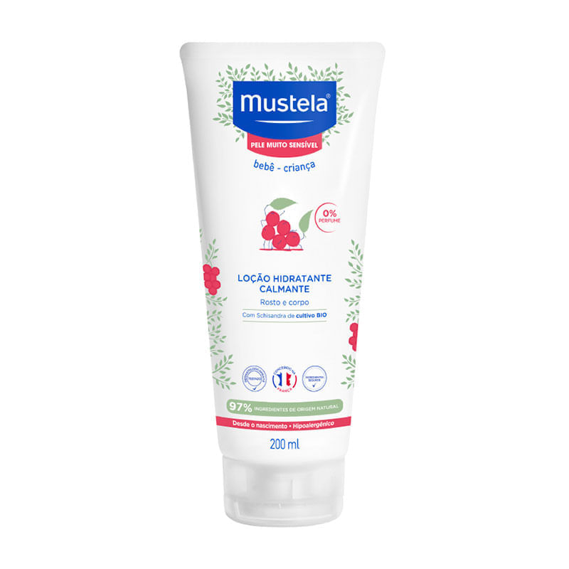 Hidratante Calmante Mustela Bebê Pele Muito Sensível 200ml