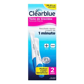 Teste de Gravidez Clearblue Plus 2 Unidades