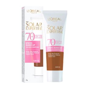 Protetor Solar Facial L'Oreal Paris Solar Expertise Efeito Make-Up FPS70 Cor 5.0 30g