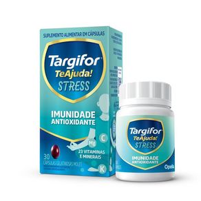 Suplemento Alimentar Targifor Te Ajuda! Stress Imunidade Antioxidante 30 Cápsulas Gelatinosas Moles