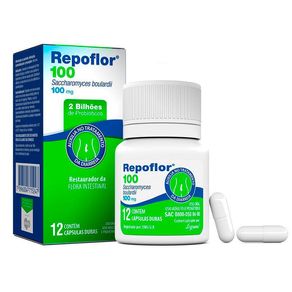 Repoflor 100mg 12 Cápsulas Duras
