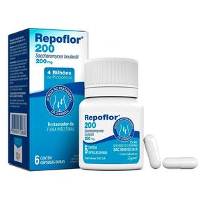 Repoflor 200mg 6 Cápsulas Duras