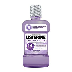 Antisséptico Bucal Listerine Sem Álcool Cuidado Total Refrescância Suave 250ml