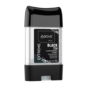 Desodorante Antitranspirante Stick em Gel Above Men Extreme Black 72h 82g