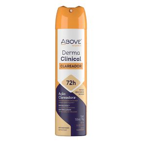 Desodorante Antitranspirante Aerossol Above Women Derma Clinical Clareador 72h 150ml
