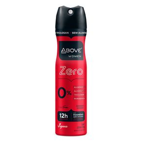 Desodorante Antitranspirante Aerossol Above Women Zero 12h 150ml