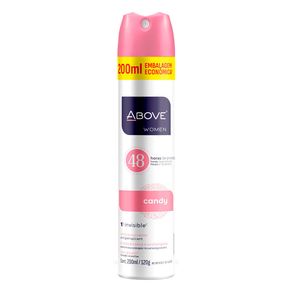 Desodorante Antitranspirante Aerossol Above Women Candy 48h 200ml