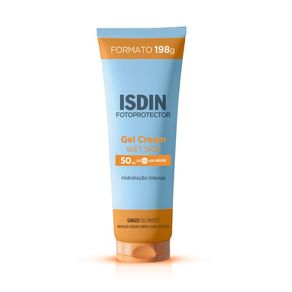 Protetor Solar Corporal Isdin Fotoprotector Gel Cream Wet Skin FPS50 198g