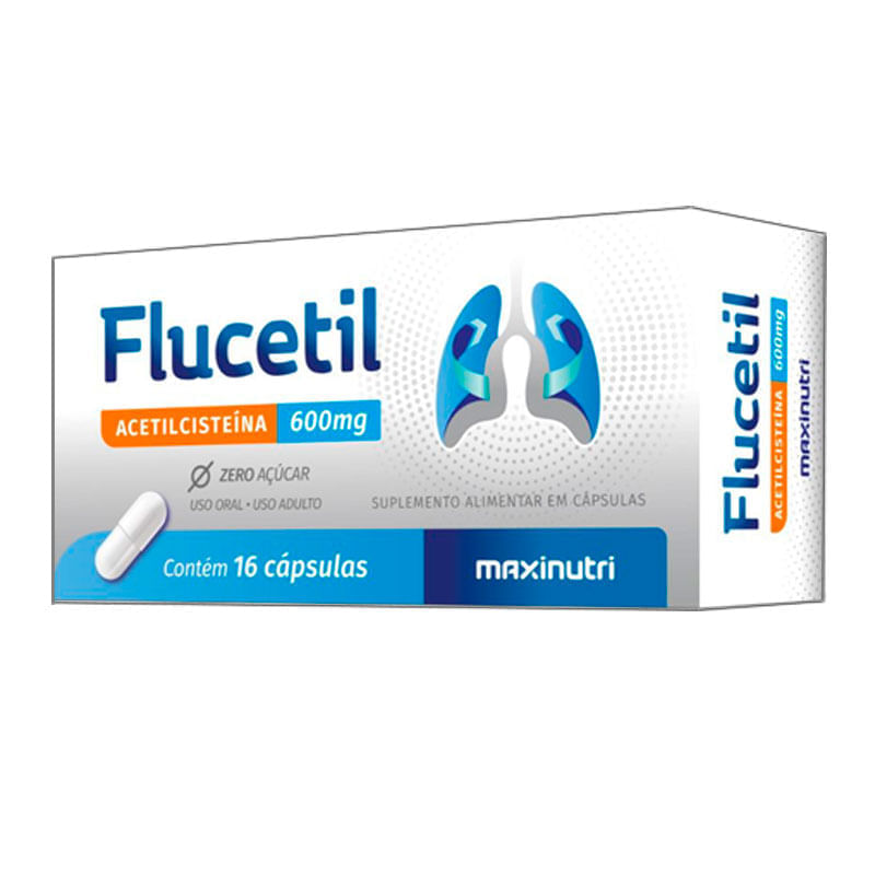 Suplemento Alimentar Flucetil 16 Cápsulas